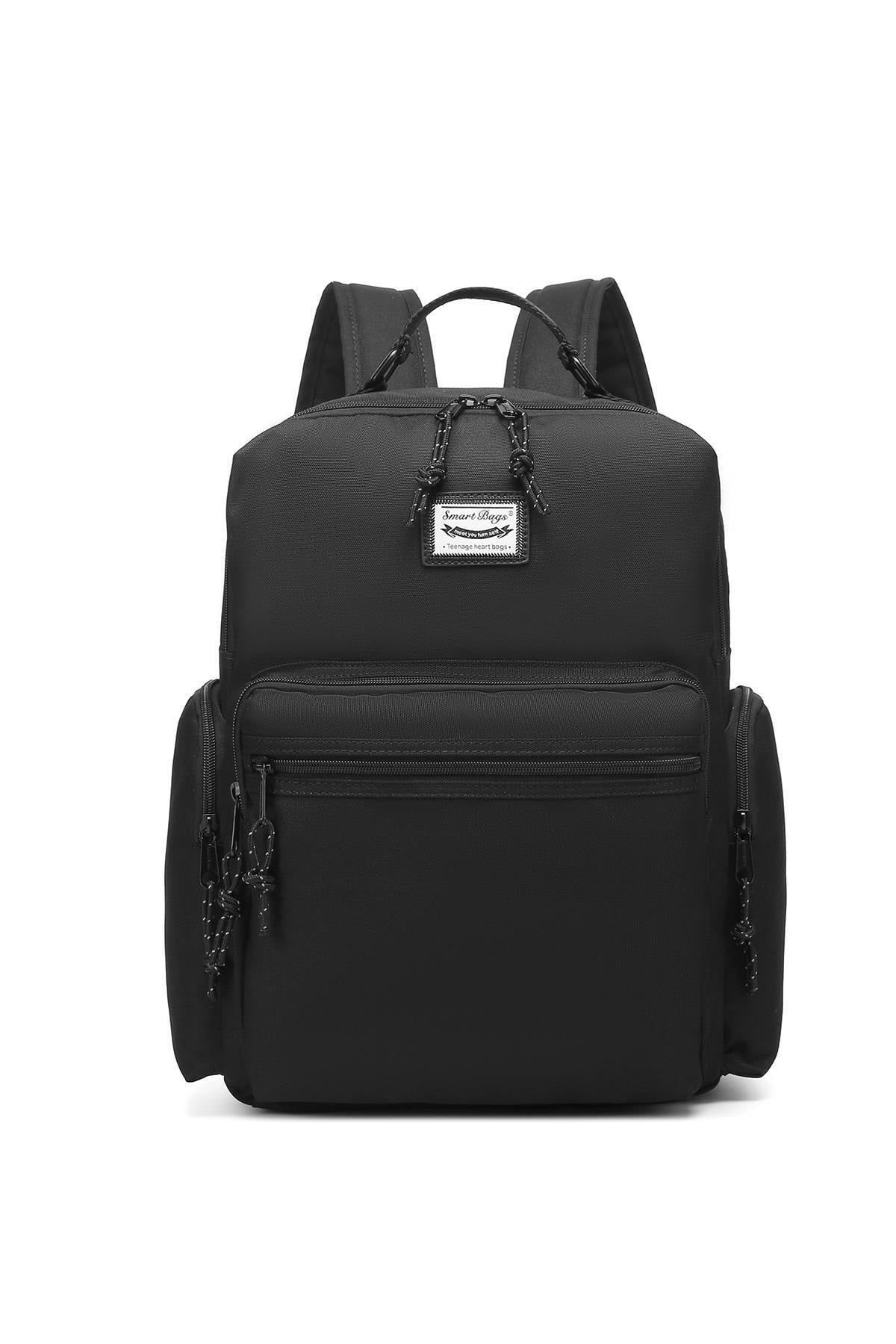 Smartbags School Size Laptop Backpack With Eyes 2022-3124 Black