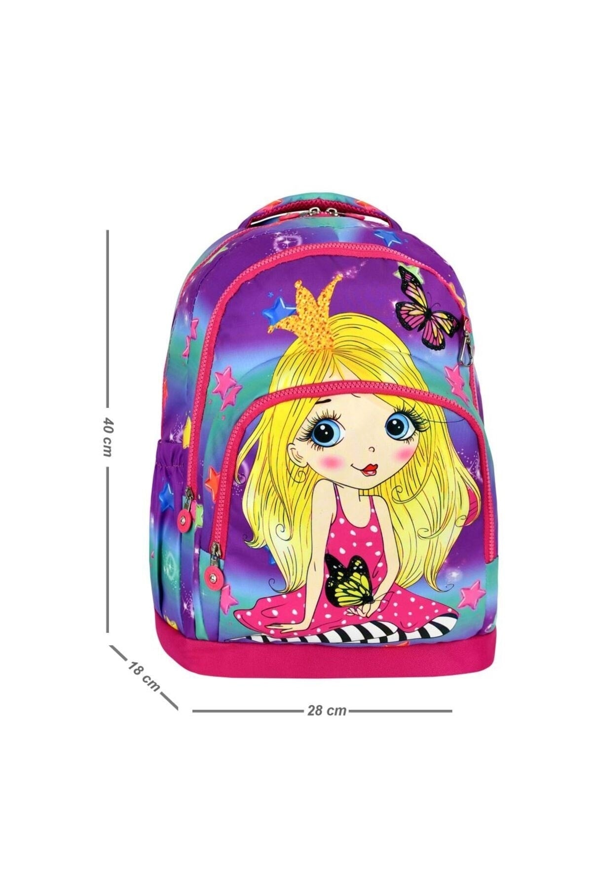 Yigit Boutique Printed Girls' School Bag