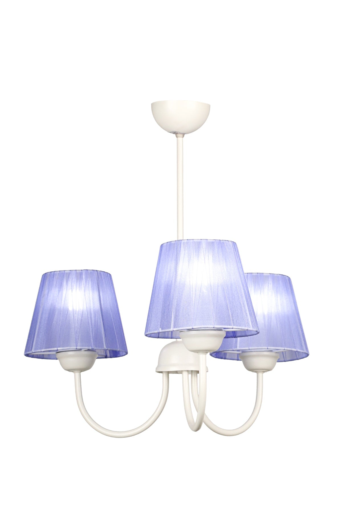 Ova 3Rd Chandelier White Lilac Hat