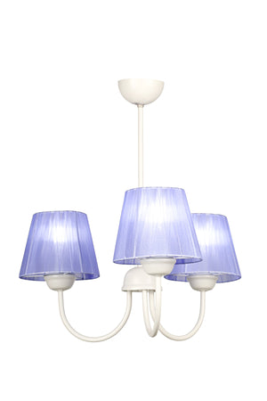 Ova 3Rd Chandelier White Lilac Hat