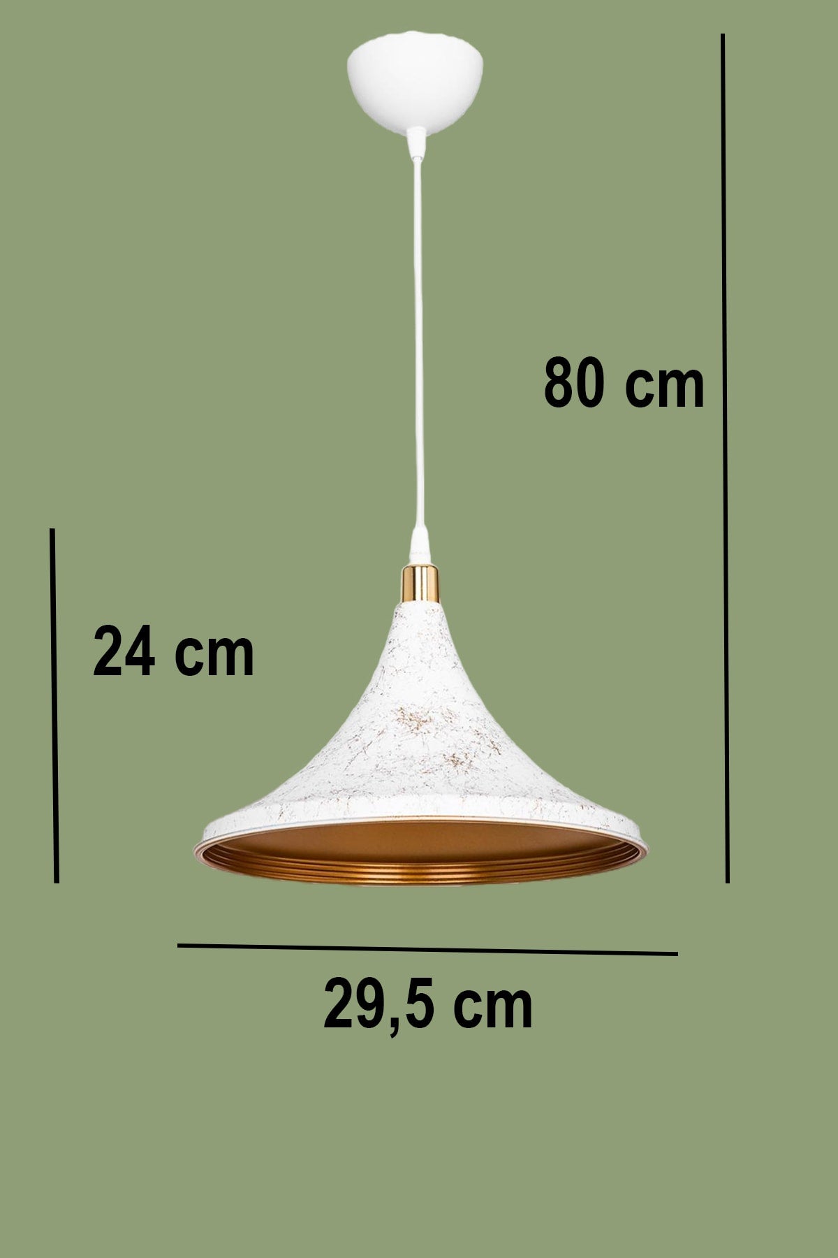 White Marble Pattern Pendant Lamp Chandelier Bedroom Living Room Kitchen Hallway Lamp