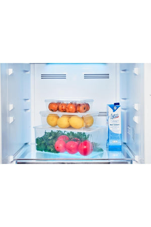 Plastic Storage Container 1Lt 10Pcs Self-Covered Locked, Freezer, Food Grade Pp(19*13*6)Cm