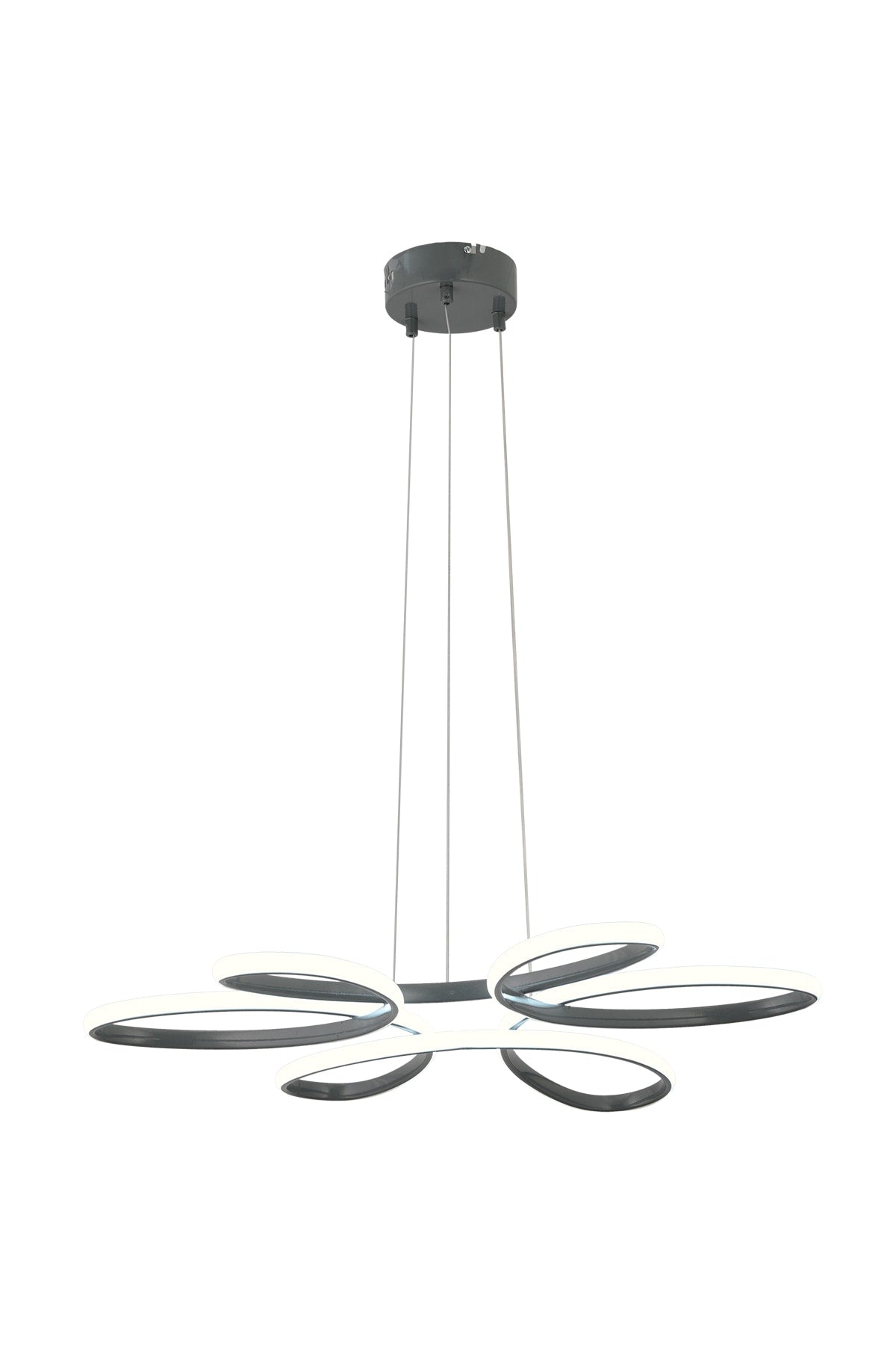 Flora Smoked Modern Pendant Lamp LED Chandelier