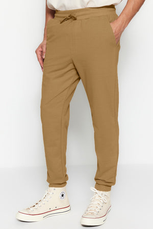 Stone Men'S Basic Regular/Normal Cut Elastic Jogger Sweatpants Tmnss20Ea0053