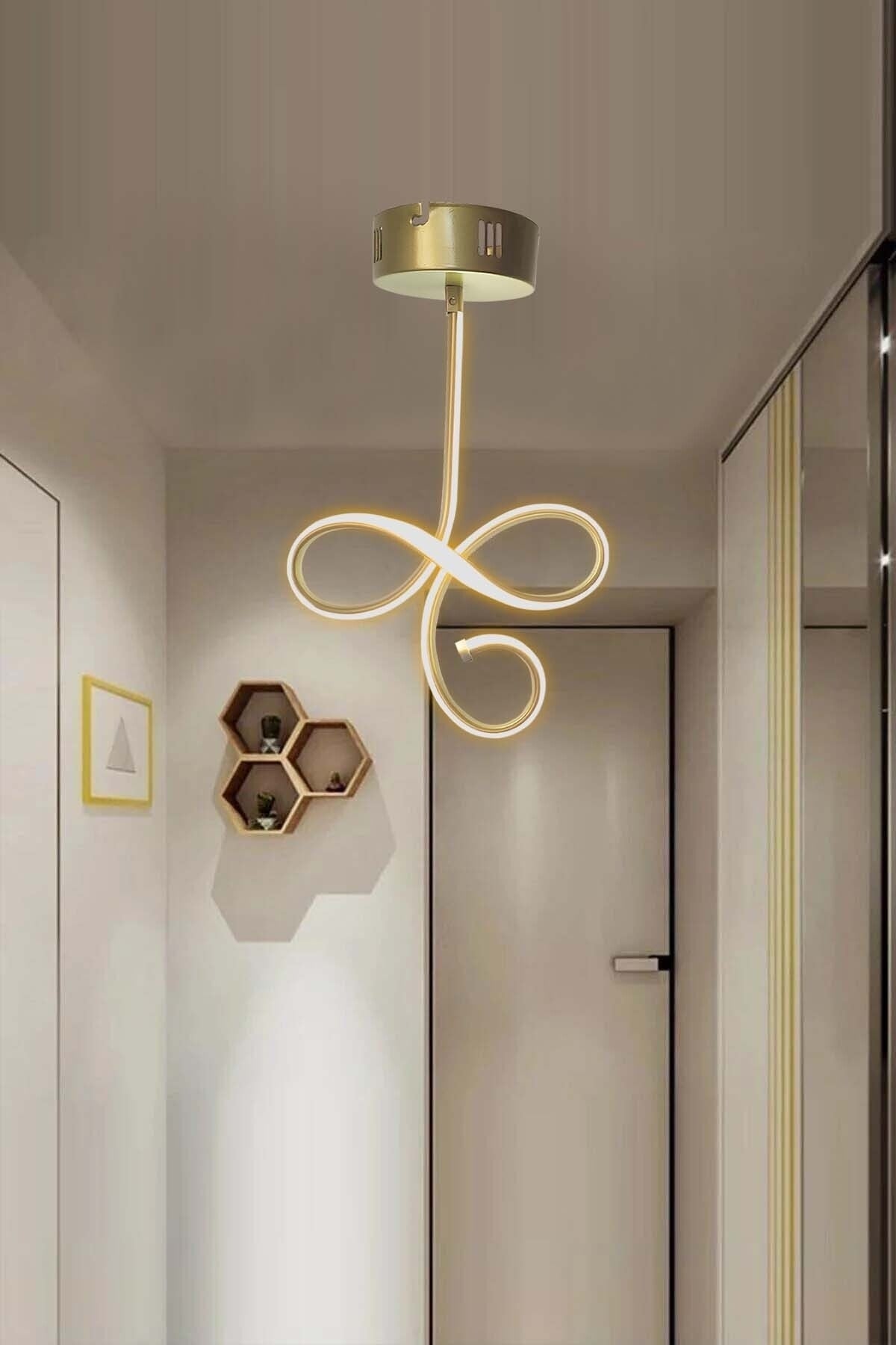 Modern Pendant Lamp Gold Luxury Plafonier Daylight Led Chandelier 1 Year Company Warranty