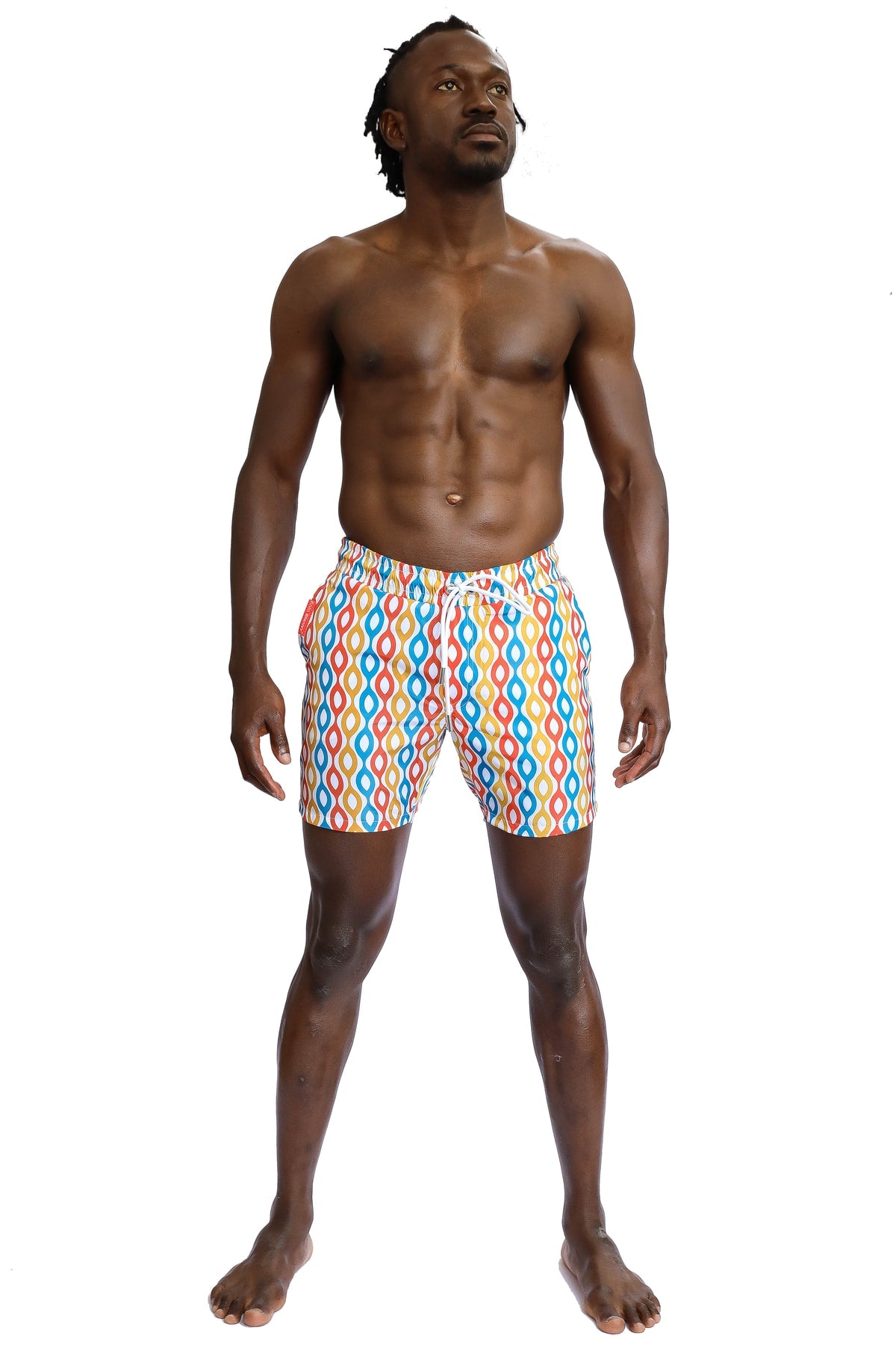 Men'S Patterned Colorful Sea Shorts