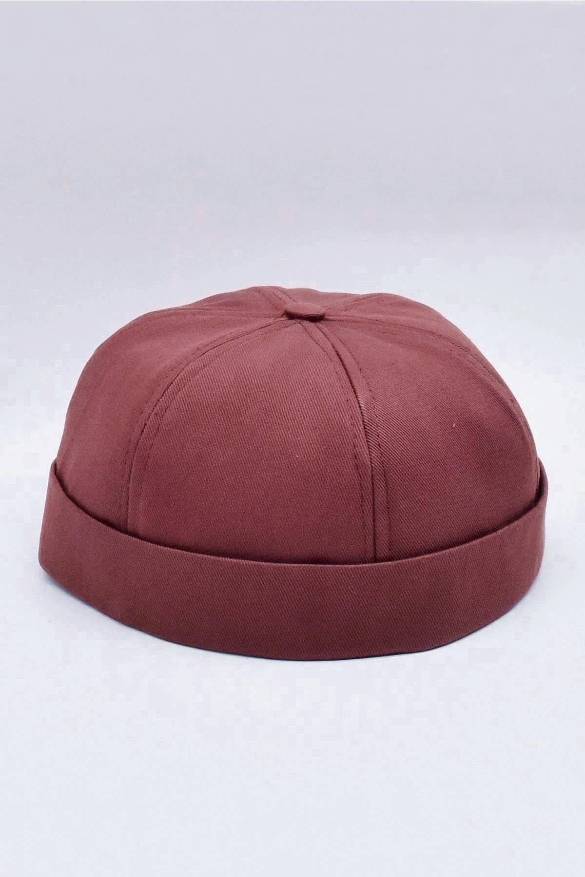 Claret Red 100% Cotton Cap Docker Hat