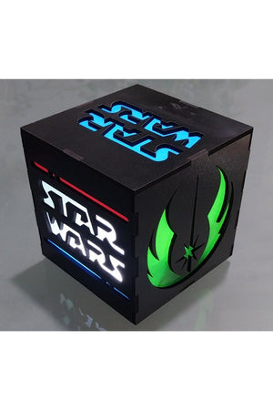 Star Wars Jedi Portable Lamp (Led Light - Battery - Wireless) 9V Battery Included. A Great Gift.