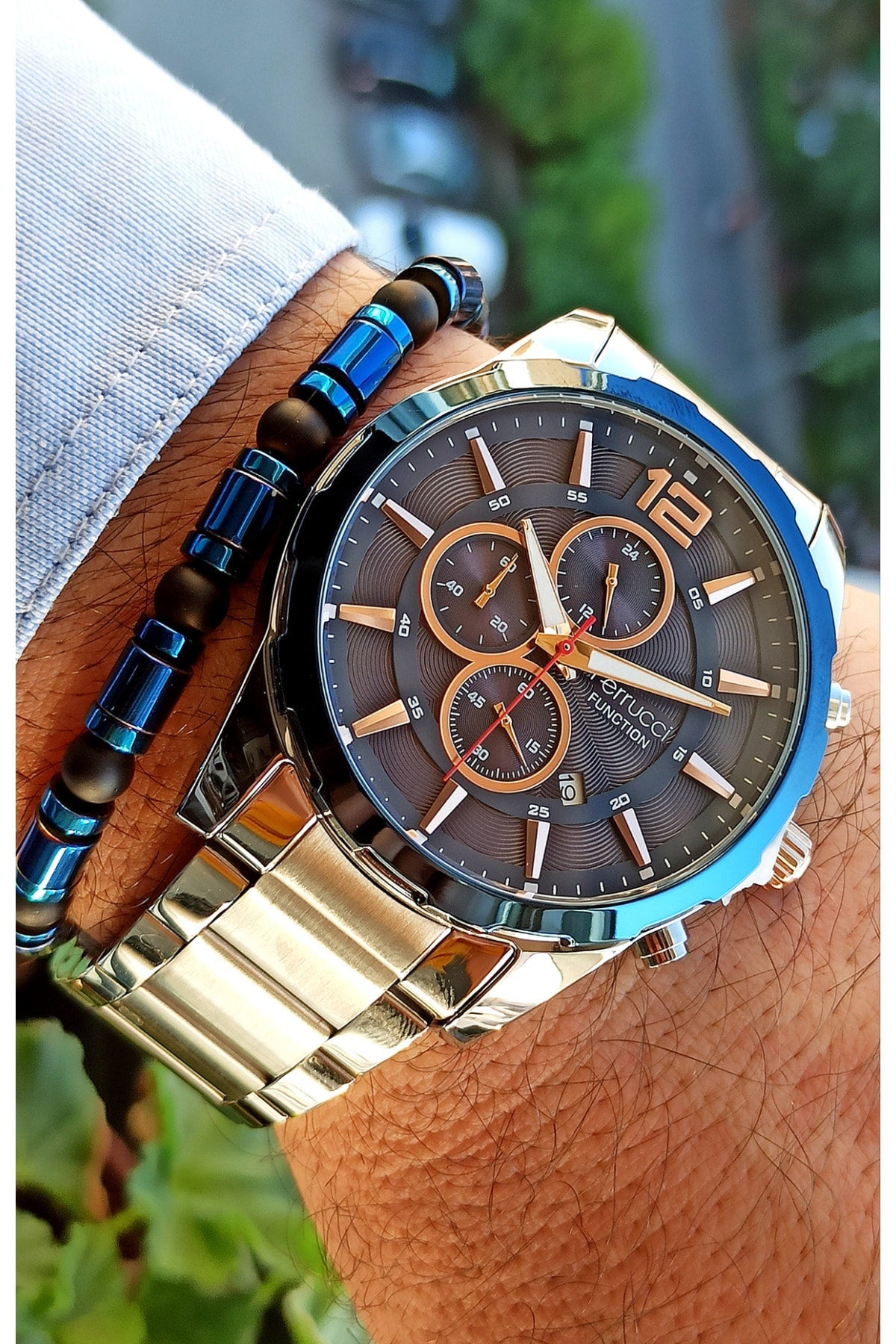 Functions Of Active Men'S Wristwatch+Wristband