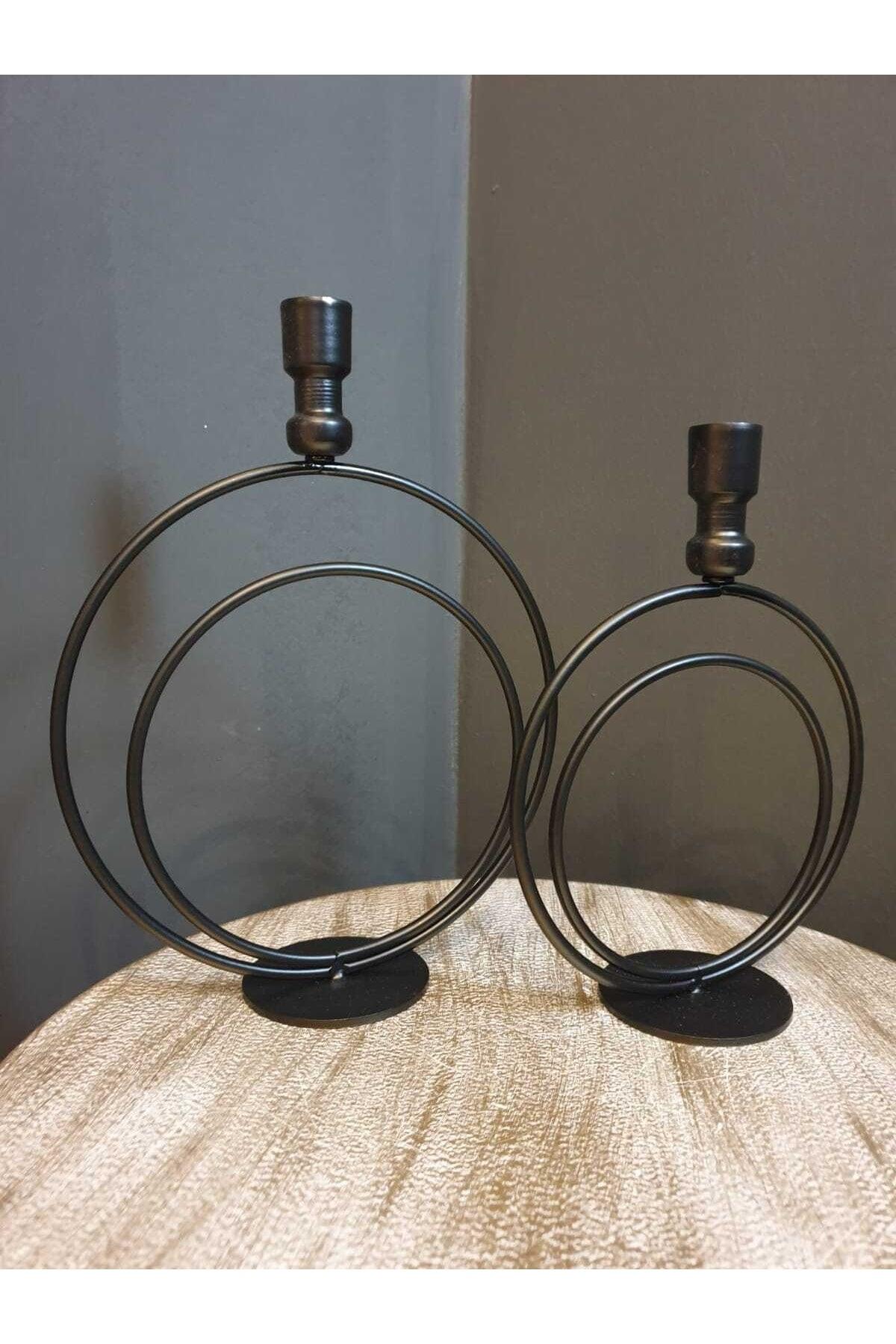 Alvina Complete Black Double ,candlestick - Swordslife