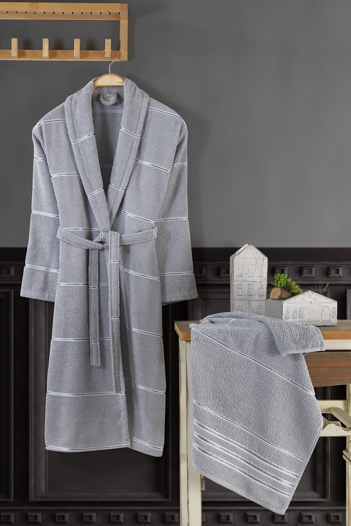 Rose Family Bathrobe Set 4 Pieces 100% Cotton - Swordslife