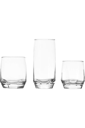 Diamond 18 Piece Soft Drink Glass Set Fma05058