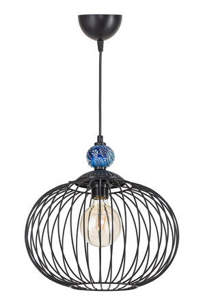 Chubby Stone Chandelier Black Mtla-46