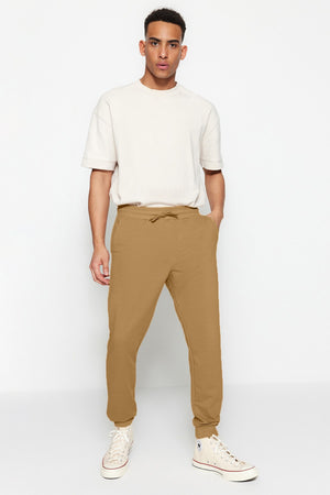 Stone Men'S Basic Regular/Normal Cut Elastic Jogger Sweatpants Tmnss20Ea0053
