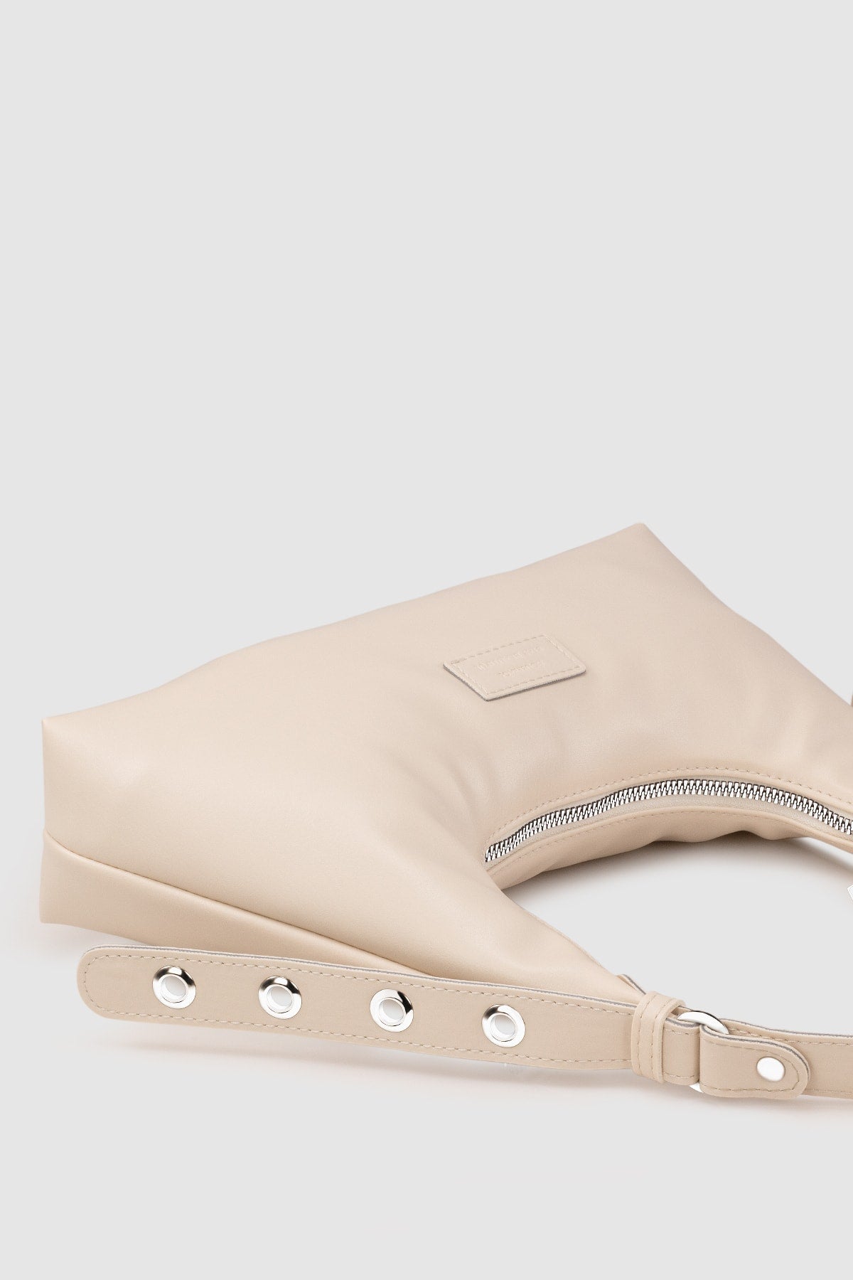 Women'S Soft Cream Baguette Bag 205