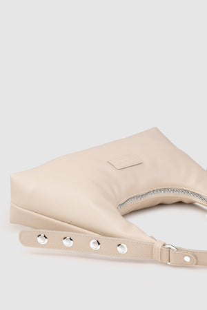 Women'S Soft Cream Baguette Bag 205