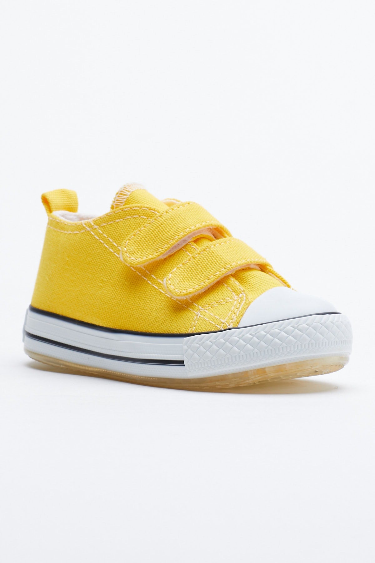 Kids Unisex Yellow Sneakers Light Velcro Tb997