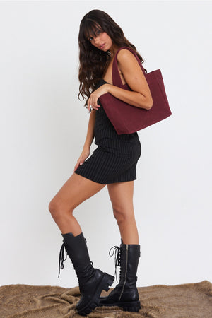 Cherry Wax Canvas Bag