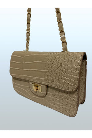 Women'S Crocodile Patterned Mini Shoulder Bag
