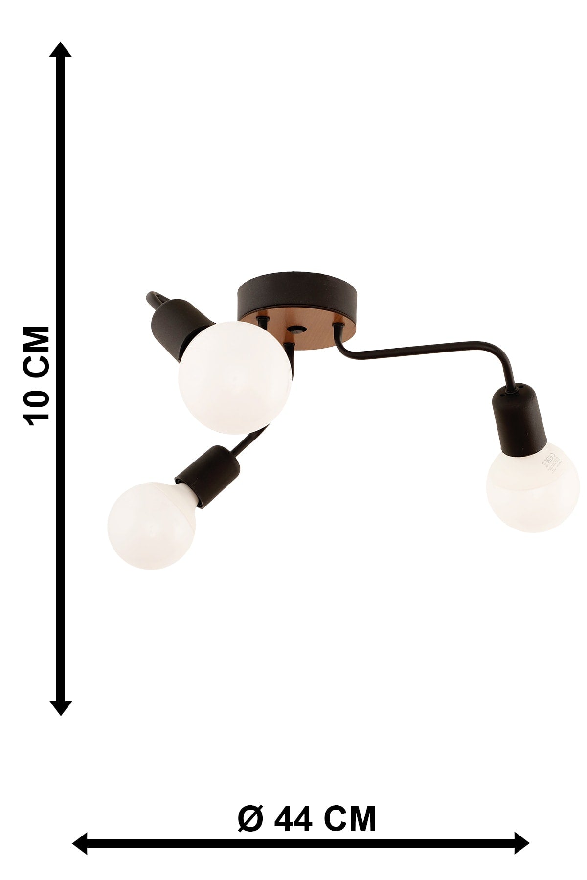 Octopus 3Rd Modern Black Chandelier