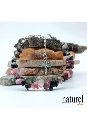 Natural Stone Tourmaline Women's Bracelet - Swordslife