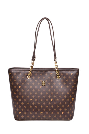 Coffee Monogram Women Shoulder Bag 05Po22Y1546