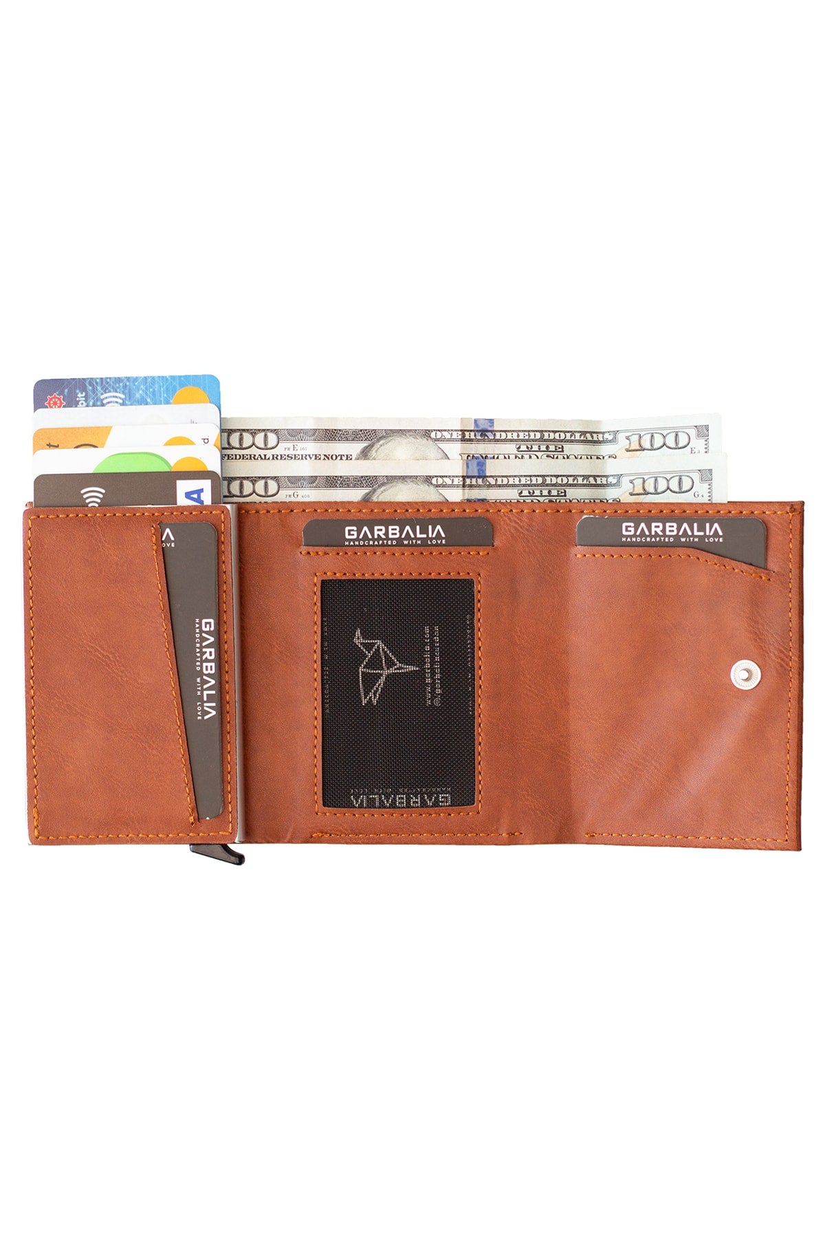Men'S Taba Lyons Mechanism Card Holder Wallet