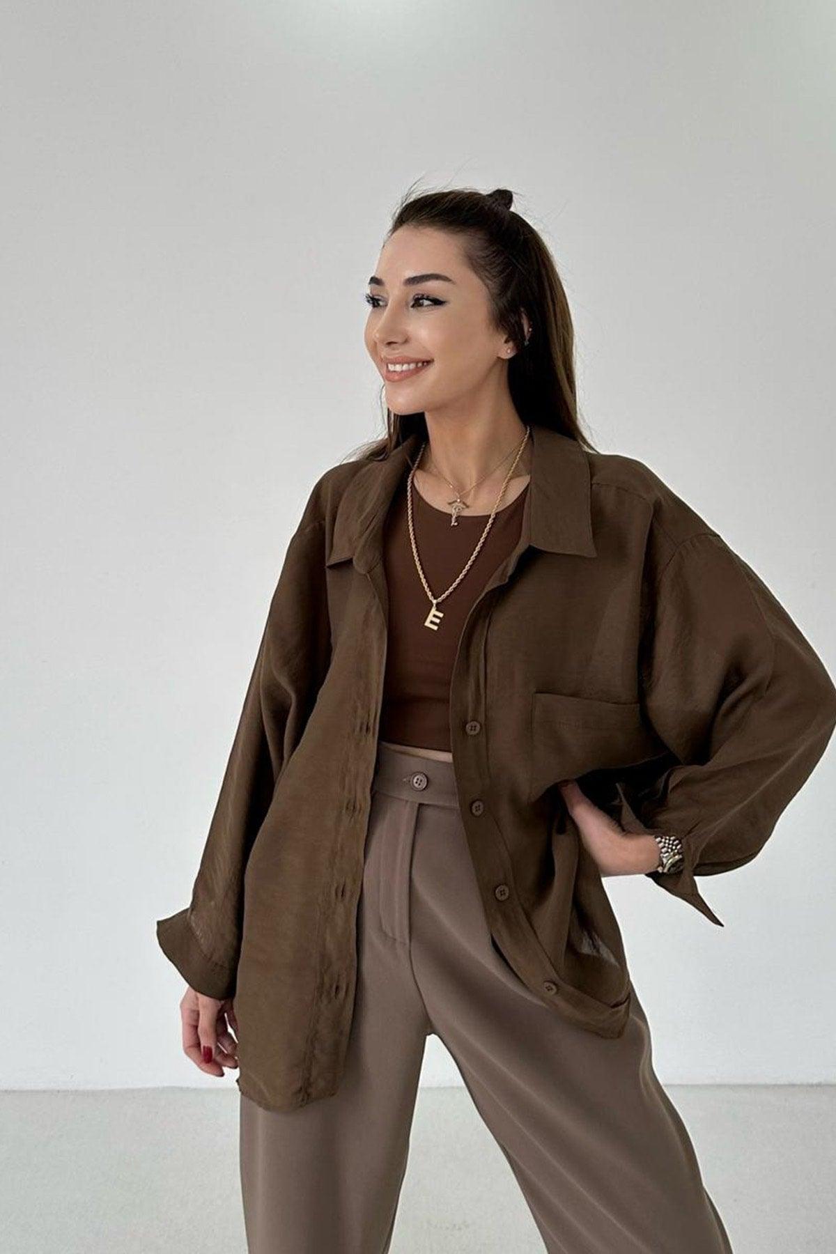 Oversize Basic Trend Shirt - Swordslife