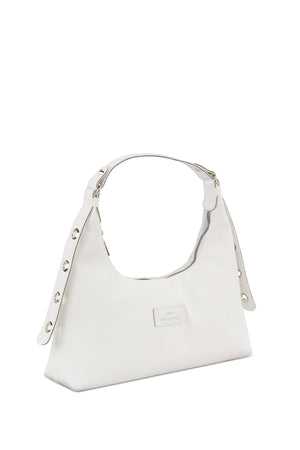 Women'S White Baguette Bag 205