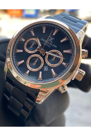 Black Men'S Wristwatch 3 Atm Waterproof Stainless Steel Machine Guaranteed