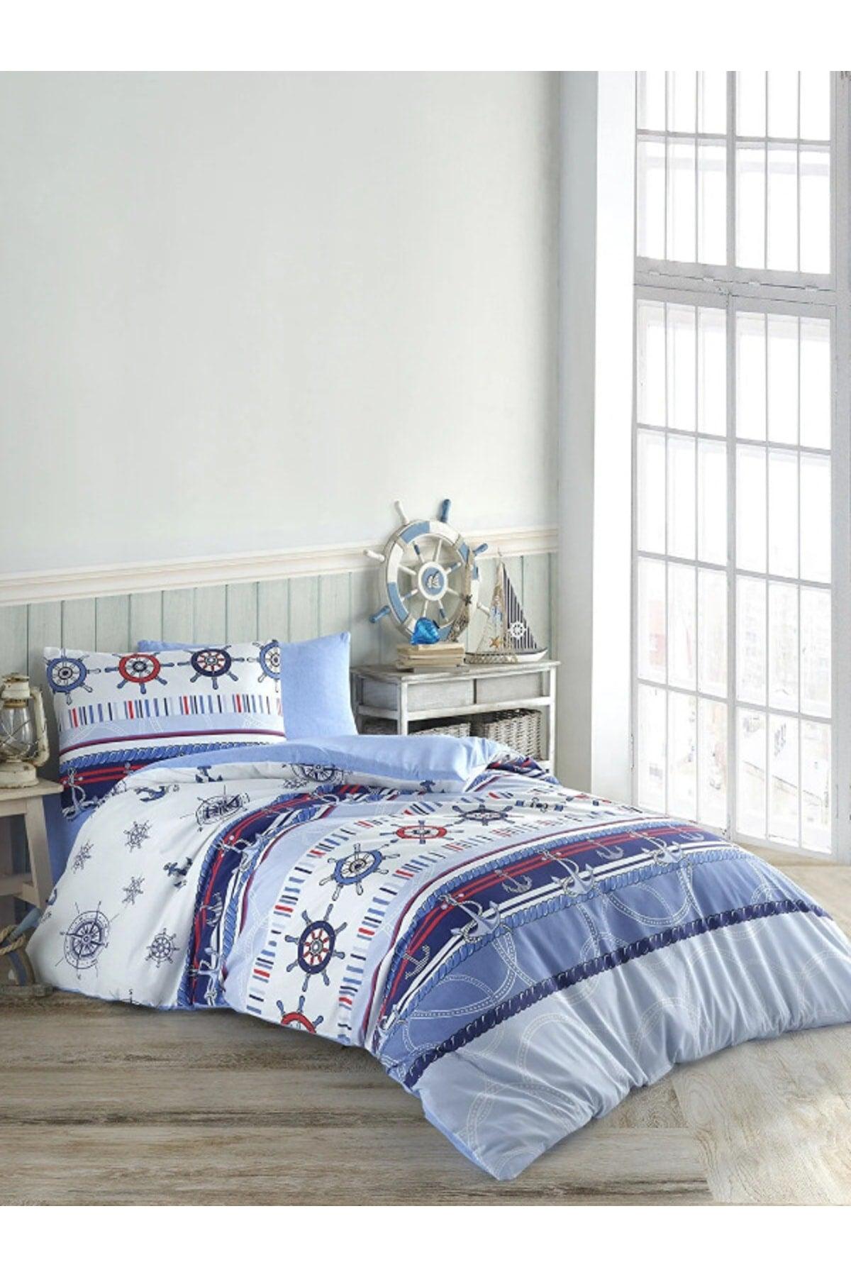 Sailor Pattern Duvet Cover Set 1st Quality Single - Swordslife