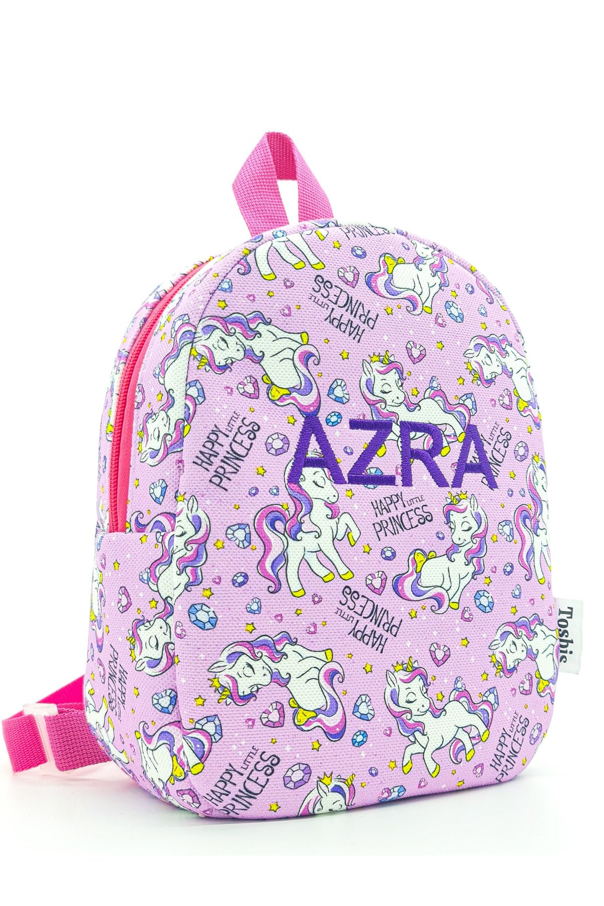 [ We Write Any Name You Want ] Unicorn Horses 0-8 Years Old Child Backpack, Kindergarten-Nursery Backpack