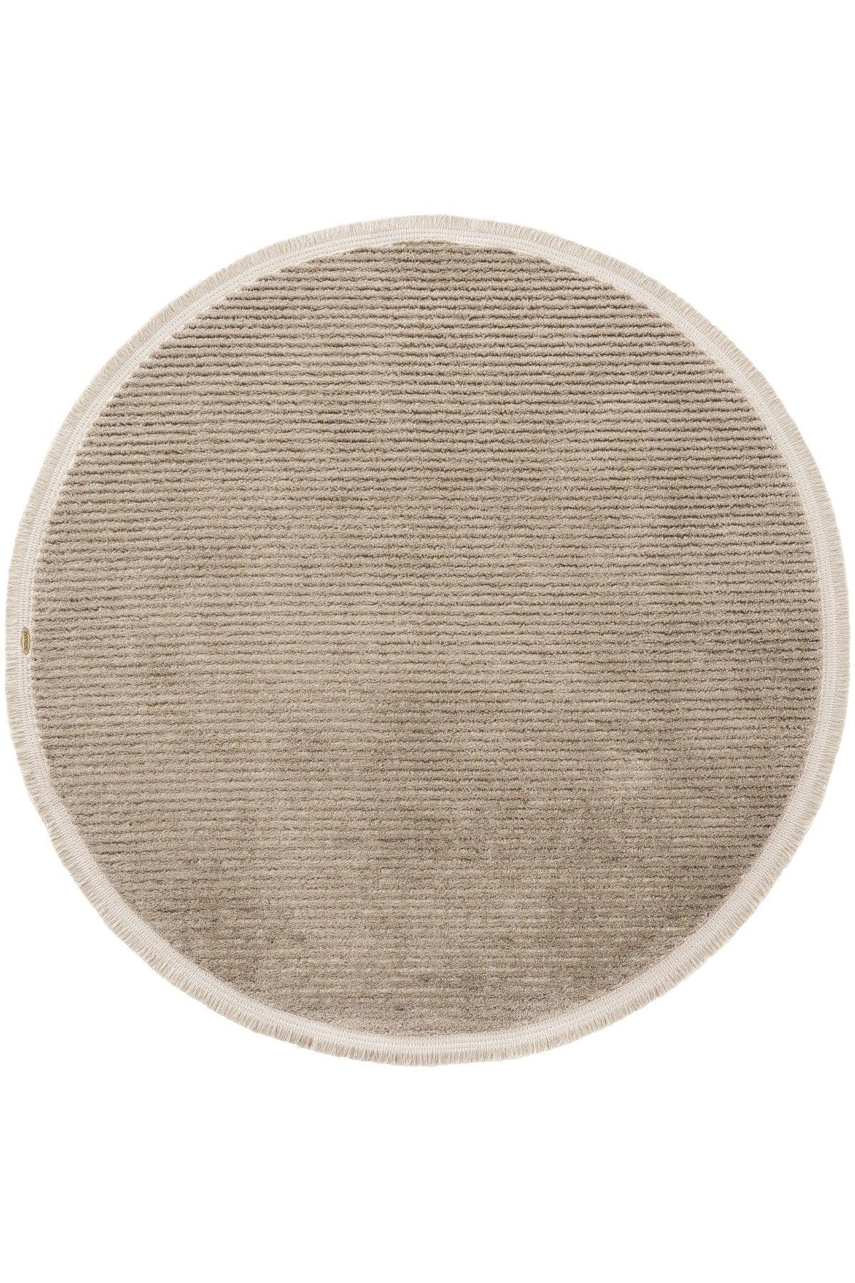 Vetrina 3602 Mink Soft Texture Carpet Rug Living Room Kitchen Hallway Cut Runner Round Machine Rug - Swordslife