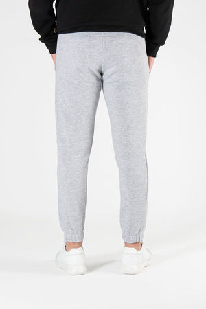 Men'S Gray Gray Slim Double Striped Side Elastic Sweatpants