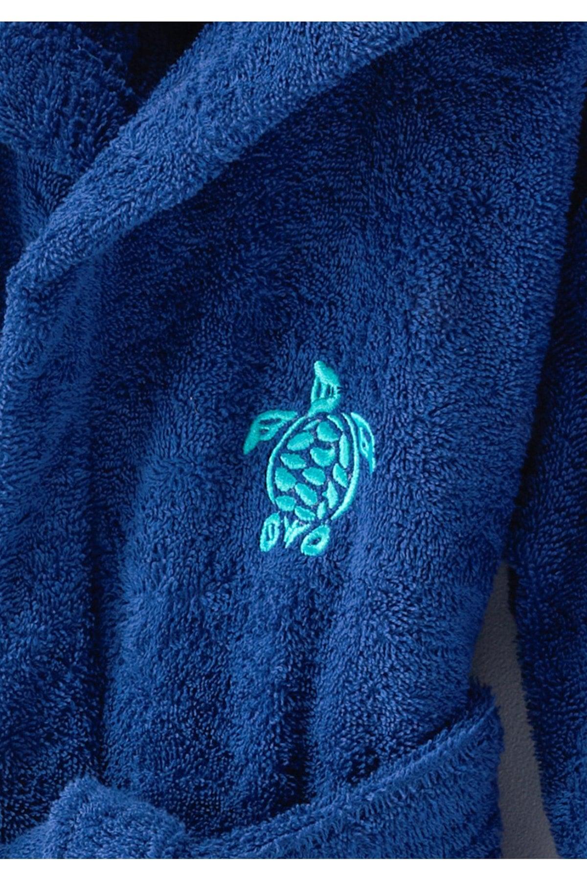 Caretta Embroidered Hooded Child Bathrobe - Swordslife