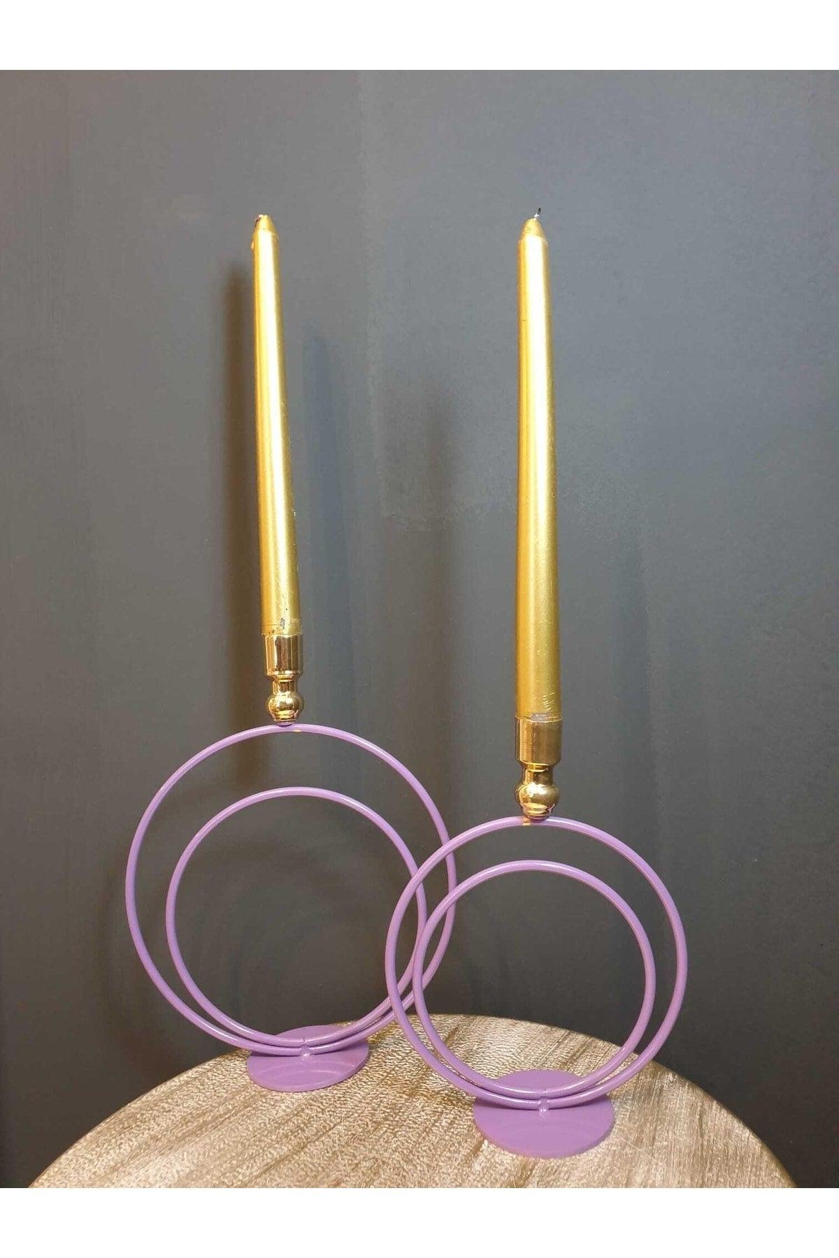 Alvina Lilac/gold Binary,candlestick - Swordslife