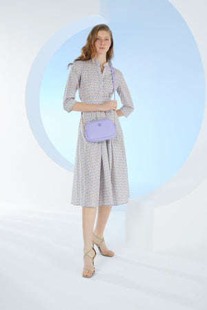 Print Lavender Women'S Shoulder Bag 05Po22Y1543