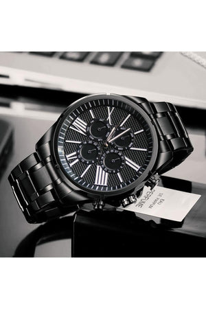 Waterproof Men'S Wristwatch Steel Band