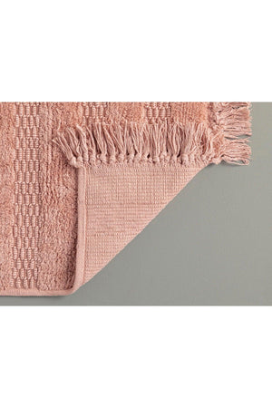 Ava Cotton Bath Mat 60x90 Cm Powder - Swordslife