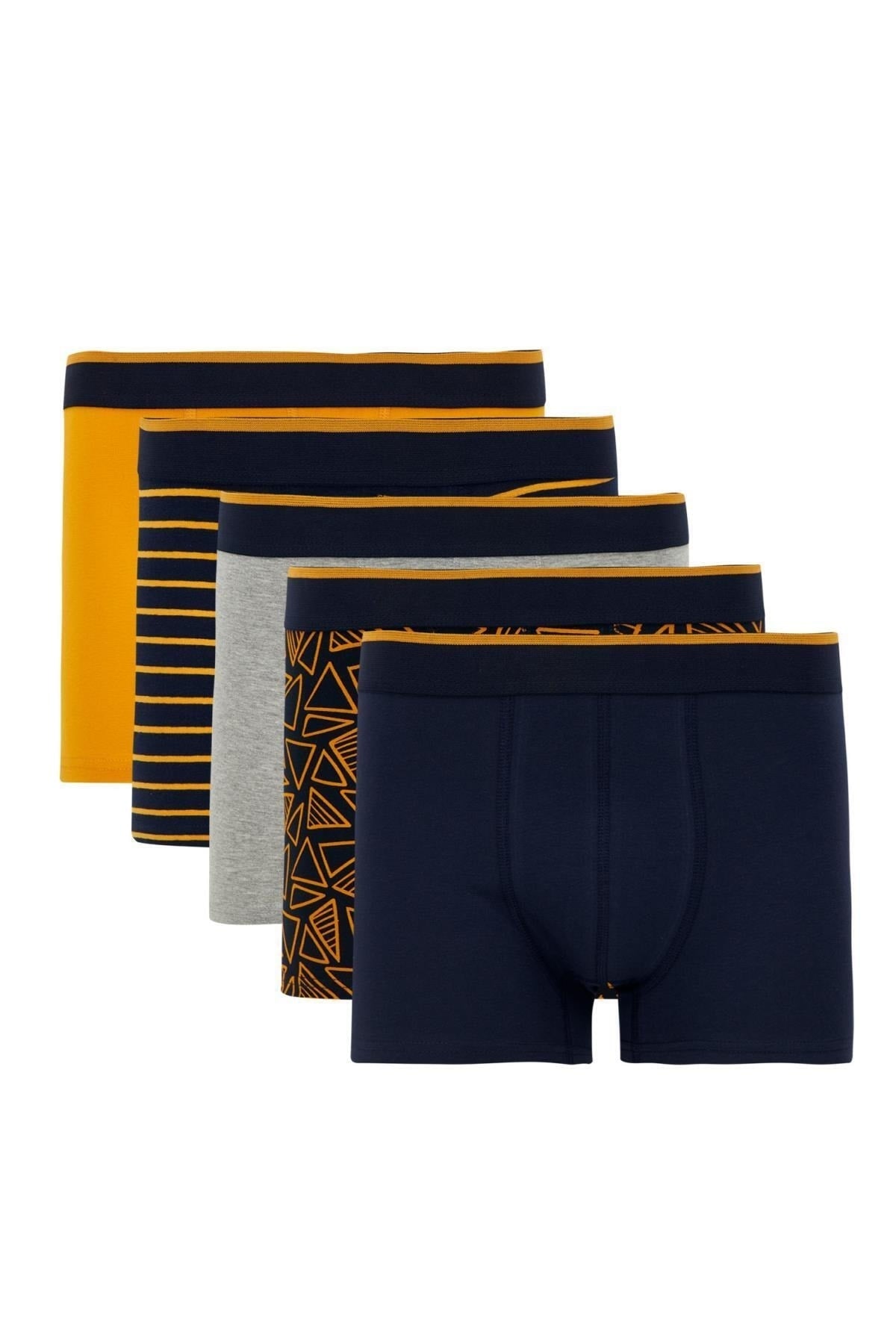 Flexible Fabric Standard Pattern 5 Piece Boxer