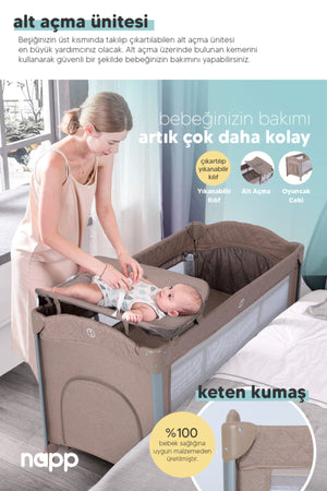 Napp 8 In 1 Anne Yani Park Bed Playpen And Bed