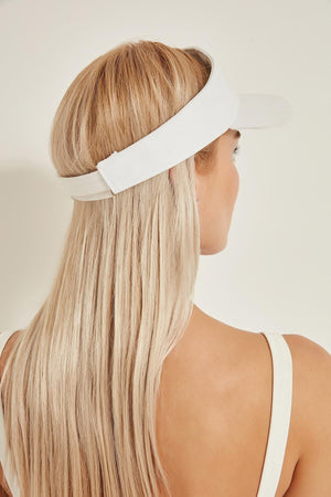 13363 White Tennis Hat