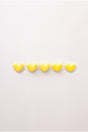 Handmade Concrete Fridge Magnet - Heart 5-Pack - Swordslife