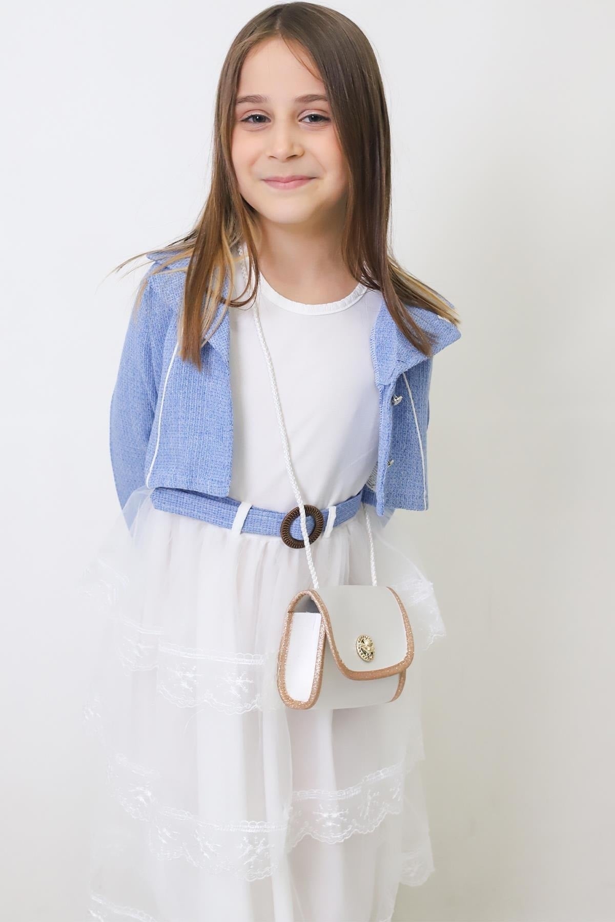 Girl Summer Skirt And Bag Dress Set (2026 New Season 117)
