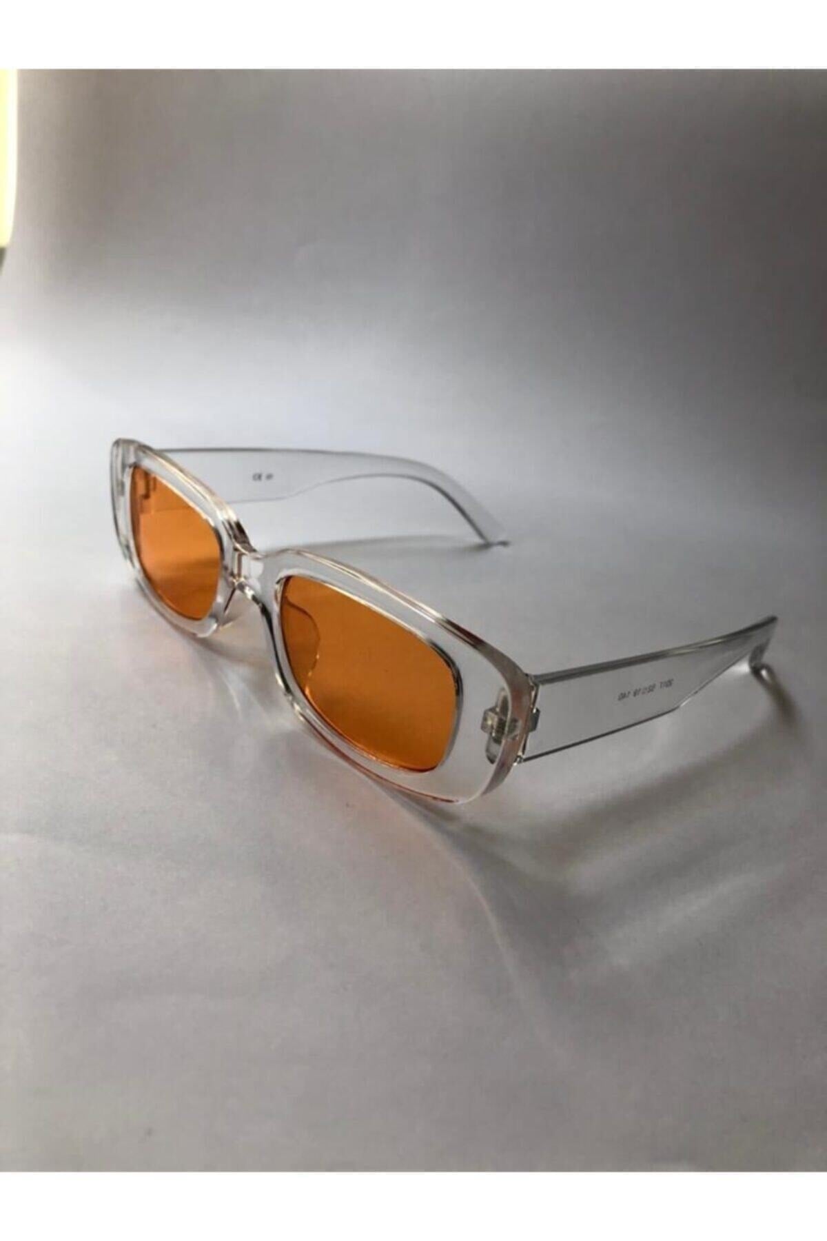 Unisex Vintage Sunglasses Transparent