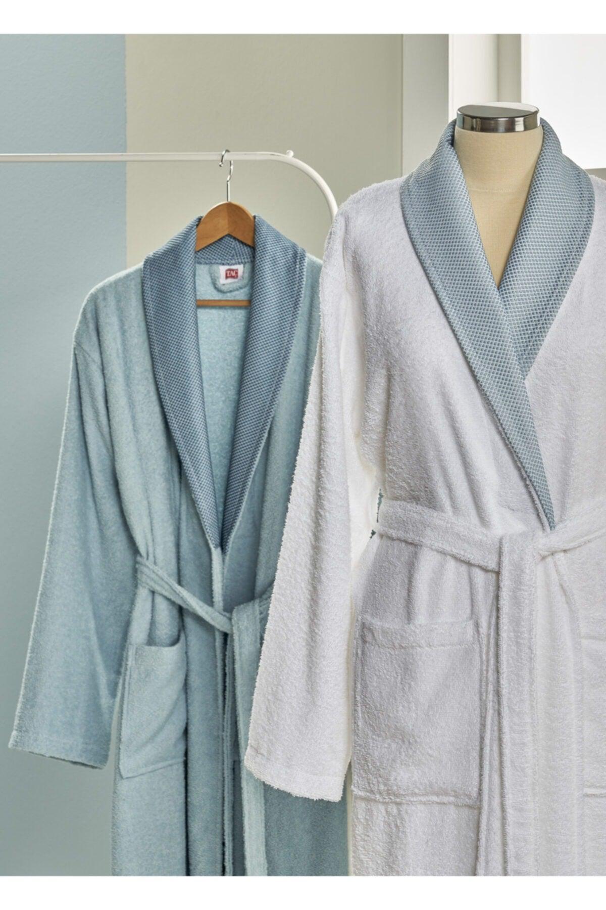 Marine White Pure Cotton Family Bathrobe Set Bathrobe Set Happy Days Pure Cotton Family Bathrobe - Swordslife