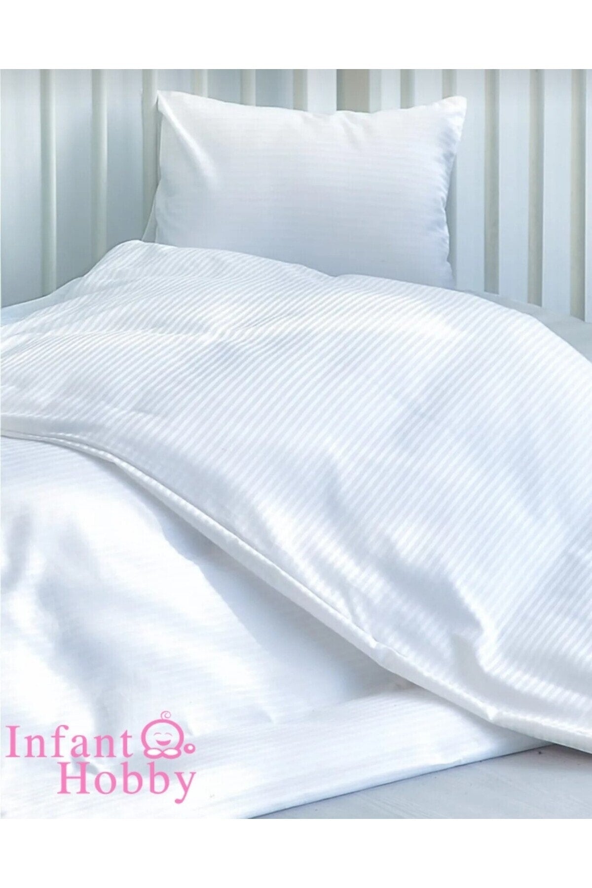 ½100 Cotton Satin Baby Duvet Cover Set Of 3