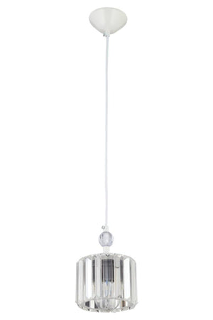 Dolunay Single White Stone T. Y-10 Crystal Stone Plumbing Chandelier