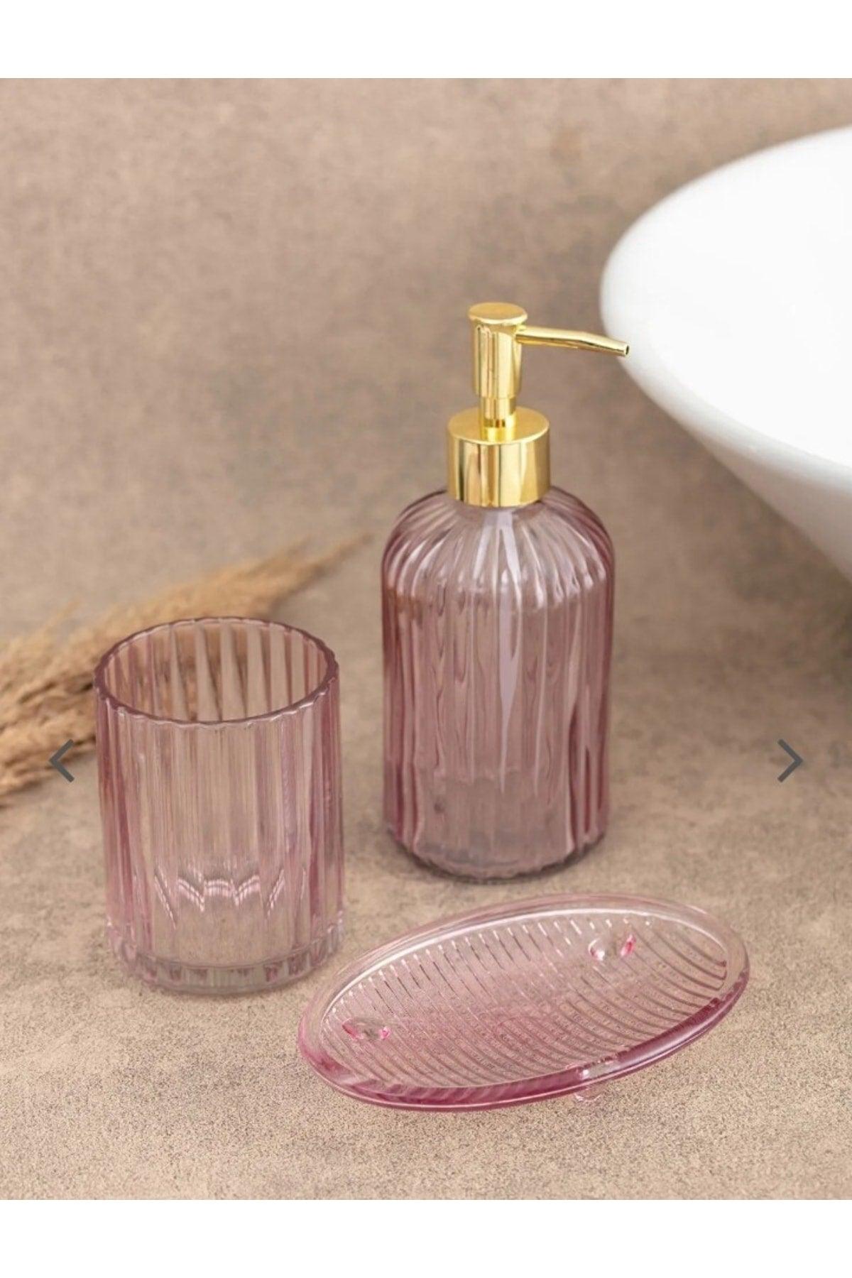 Glass Bathroom Set of 3 - Swordslife