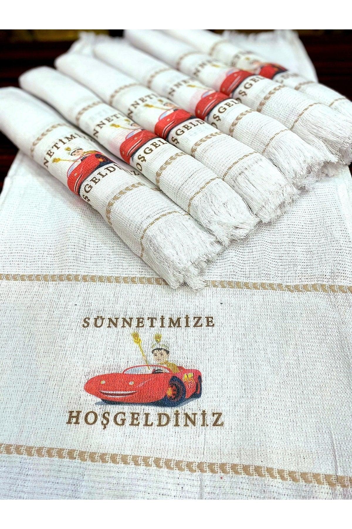 Circumcision Towel Car Towel Convoy Towel 12 Pack, Circumcision Henna, Wedding Gift, Red Car - Swordslife